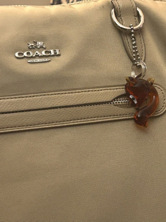 Coach Nylon Tote Bag with Silver Hardware. *Original Hang Tag missing - Picture 3 of 11